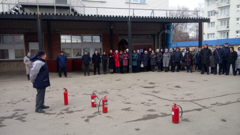 Противопожарные учения прошли в Щелковском водоканале