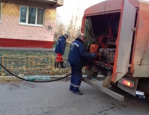 Плановая промывка канализационных сетей в городе Щёлково