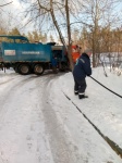 Внеплановая промывка канализационных сетей на ул. Беляева