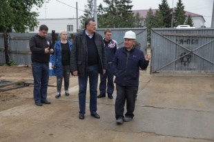 Алексей Валов посетил территорию бывшей фабрики «Техноткань»